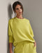 DreamGlow Crew Neck in Citron Green - Baseline Social