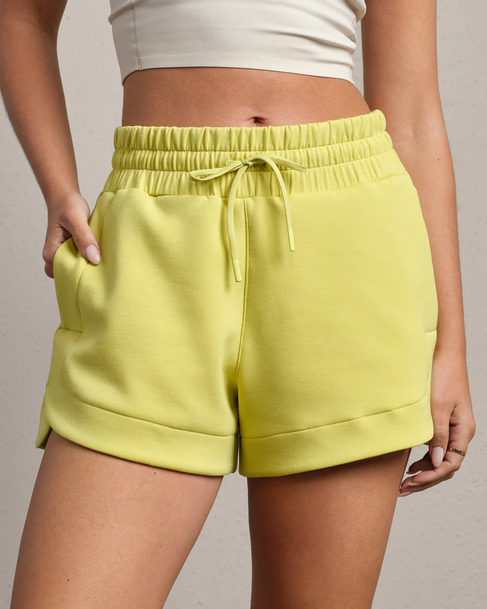 DreamGlow Short, 3" in Citron Green - Baseline Social