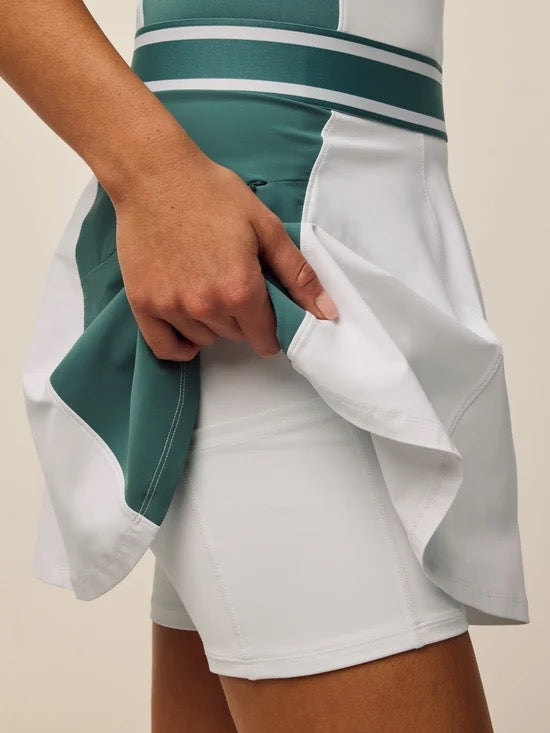 Phoenix Flare Dress in Arctic White
