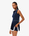 Lacoste Ultra Dry Tennis Heritage Dress in Navy Blue/White at Baseline Social