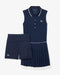 Lacoste Ultra Dry Tennis Heritage Dress in Navy Blue/White at Baseline Social