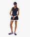 Lacoste Ultra Dry Tennis Heritage Dress in Navy Blue/White at Baseline Social