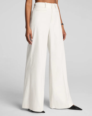 Spanx EasyBreezy Linen Super Wide Leg Pant in Ivory at Baseline Social
