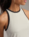 Easy Rib Tank in Ivory - Baseline Social