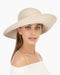 Eric Javits Hampton Straw Packable Hat in Cream at Baseline Social