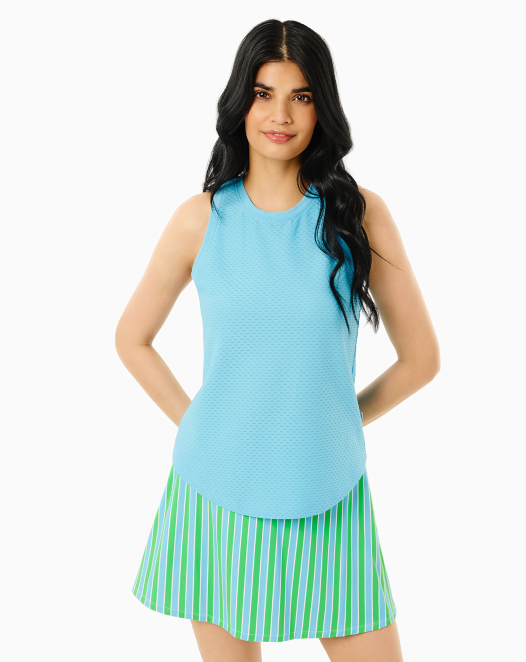 Addison Bay Everyday Tank in Vintage Blue at Baseline Social