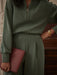 Varley Extra Wide Leg Pant in 29.5" in Dark Forest at Baseline Social