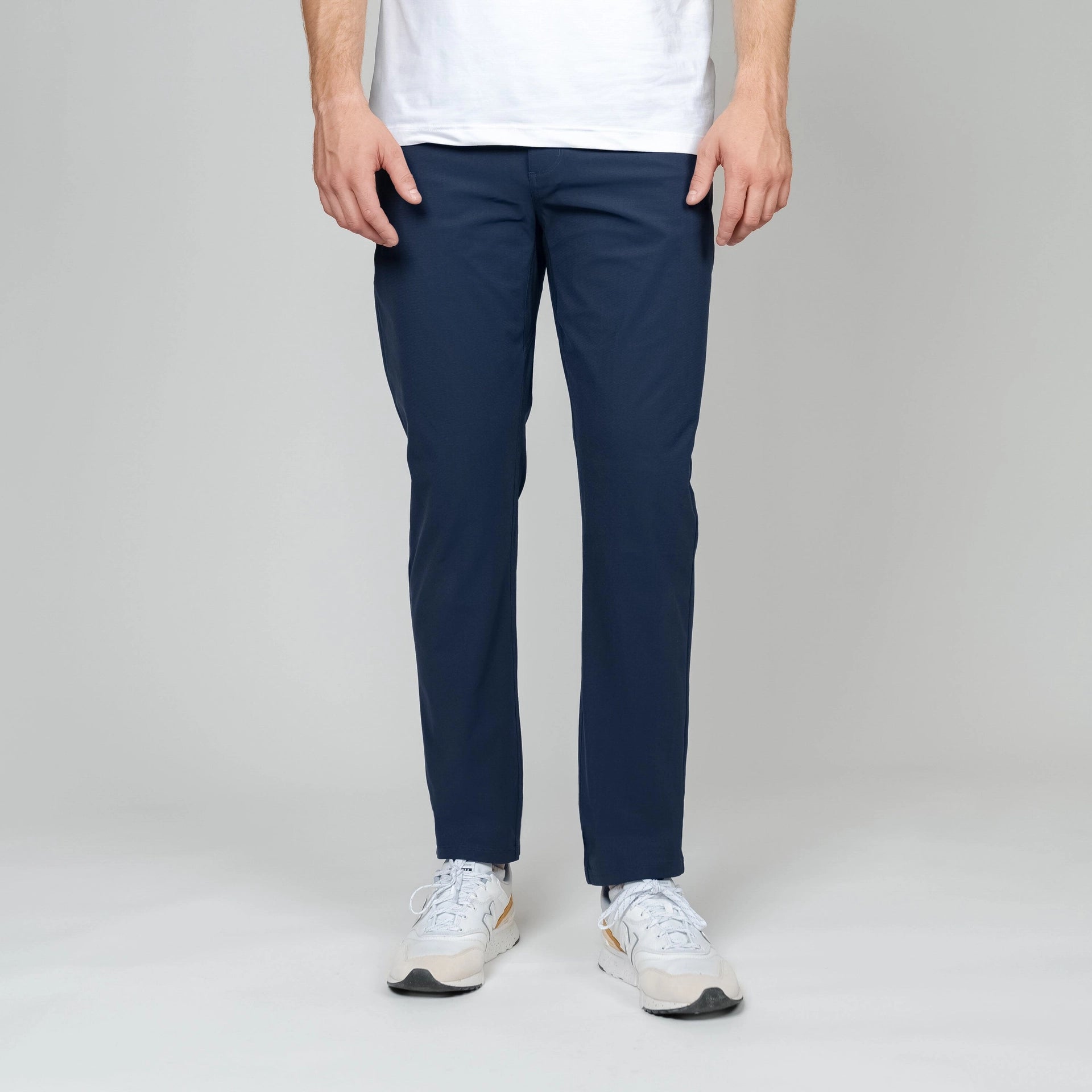 Rhoback Mens Delta Performance Pant in Solid Fleet Navy