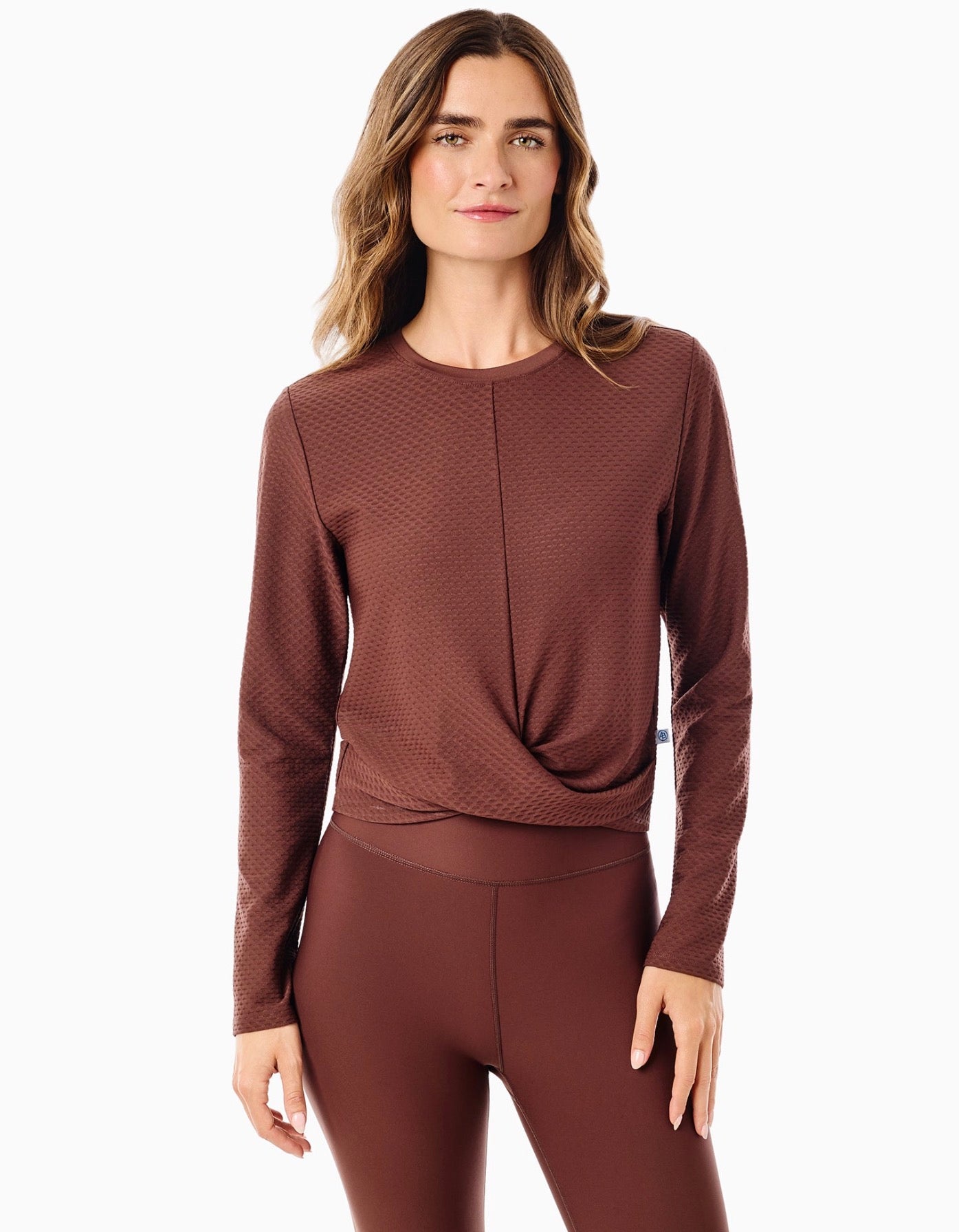 Topspin Long Sleeve in Milk Chocolate