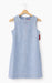 Spanx Lightweight Denim Mini Tank Dress in Seaside Blue at Baseline Social