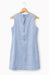 Spanx Lightweight Denim Mini Tank Dress in Seaside Blue at Baseline Social