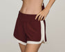 Dawson Short in Burgundy/Ecru - Baseline Social