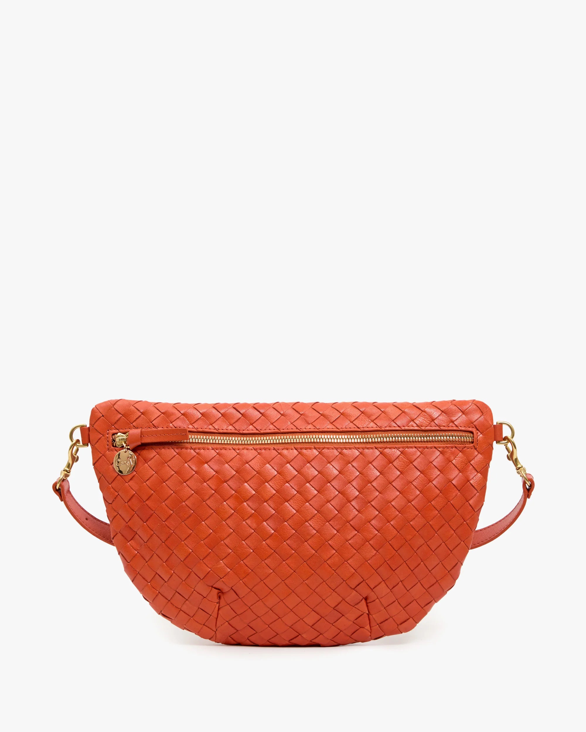 Clare V. Grande Fanny in Saltillo Diagonal Woven at Baseline Social