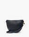 Clare V. Grande Fanny in Twilight Navy Diagonal Woven at Baseline Social