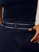 Greyson Luna Belted Skirt in Maltese Blue at Baseline Social