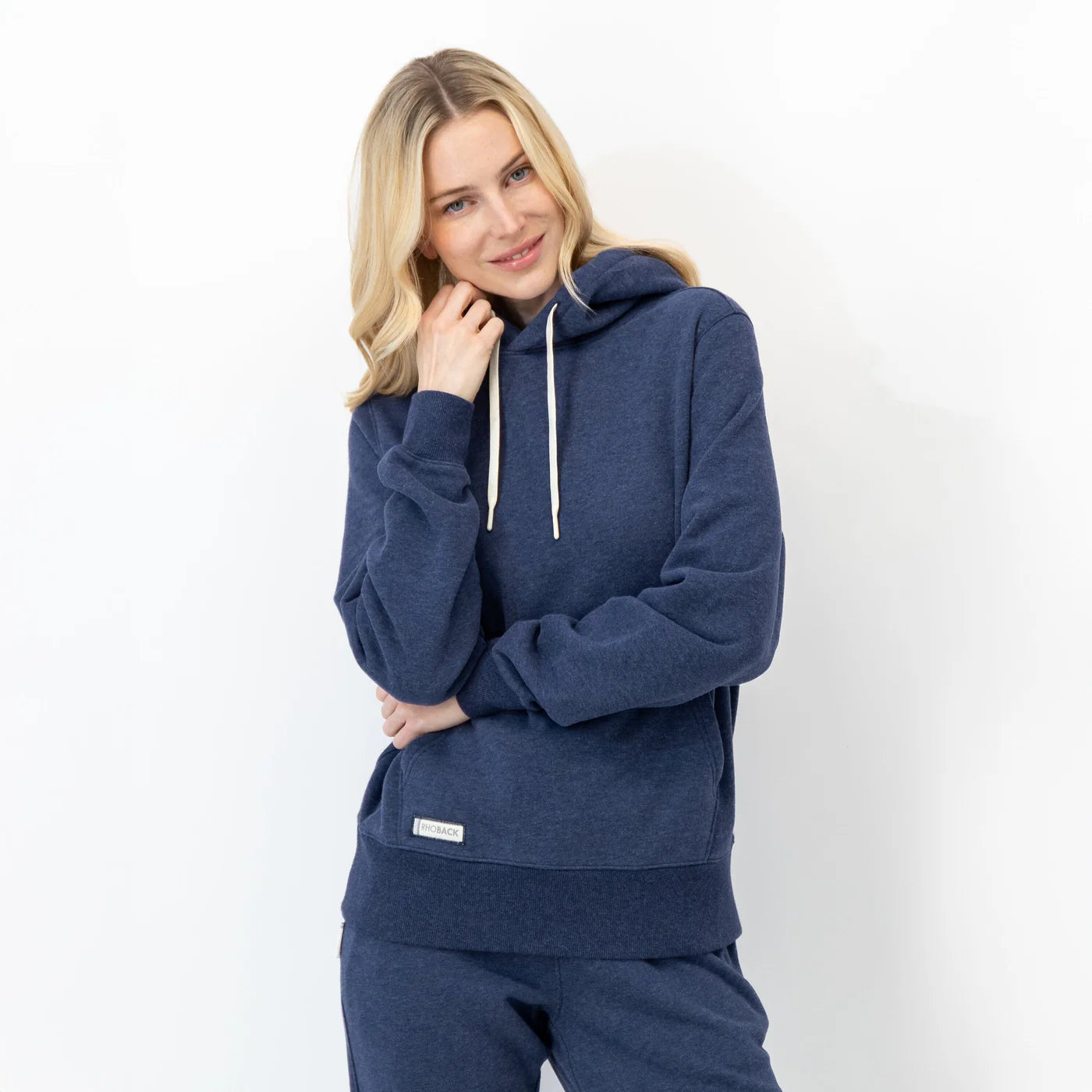 Ready Hoodie in Heather Fleet Navy