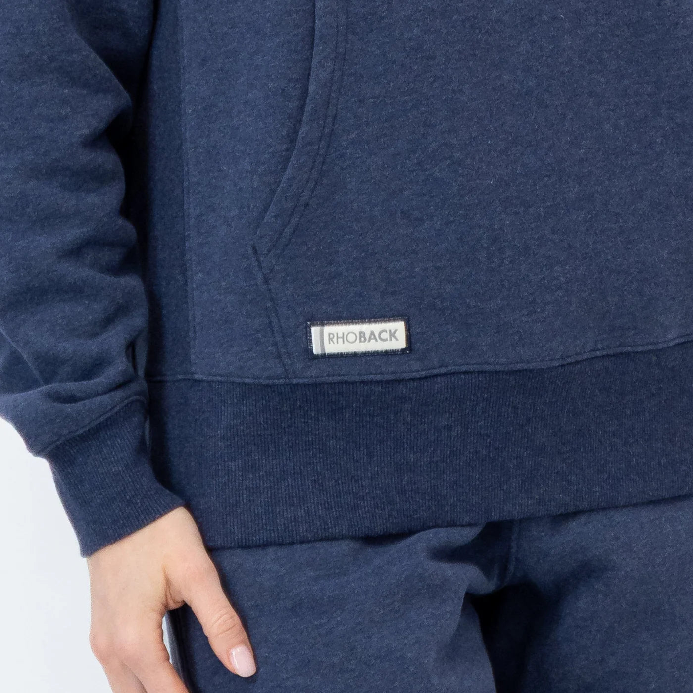Ready Hoodie in Heather Fleet Navy