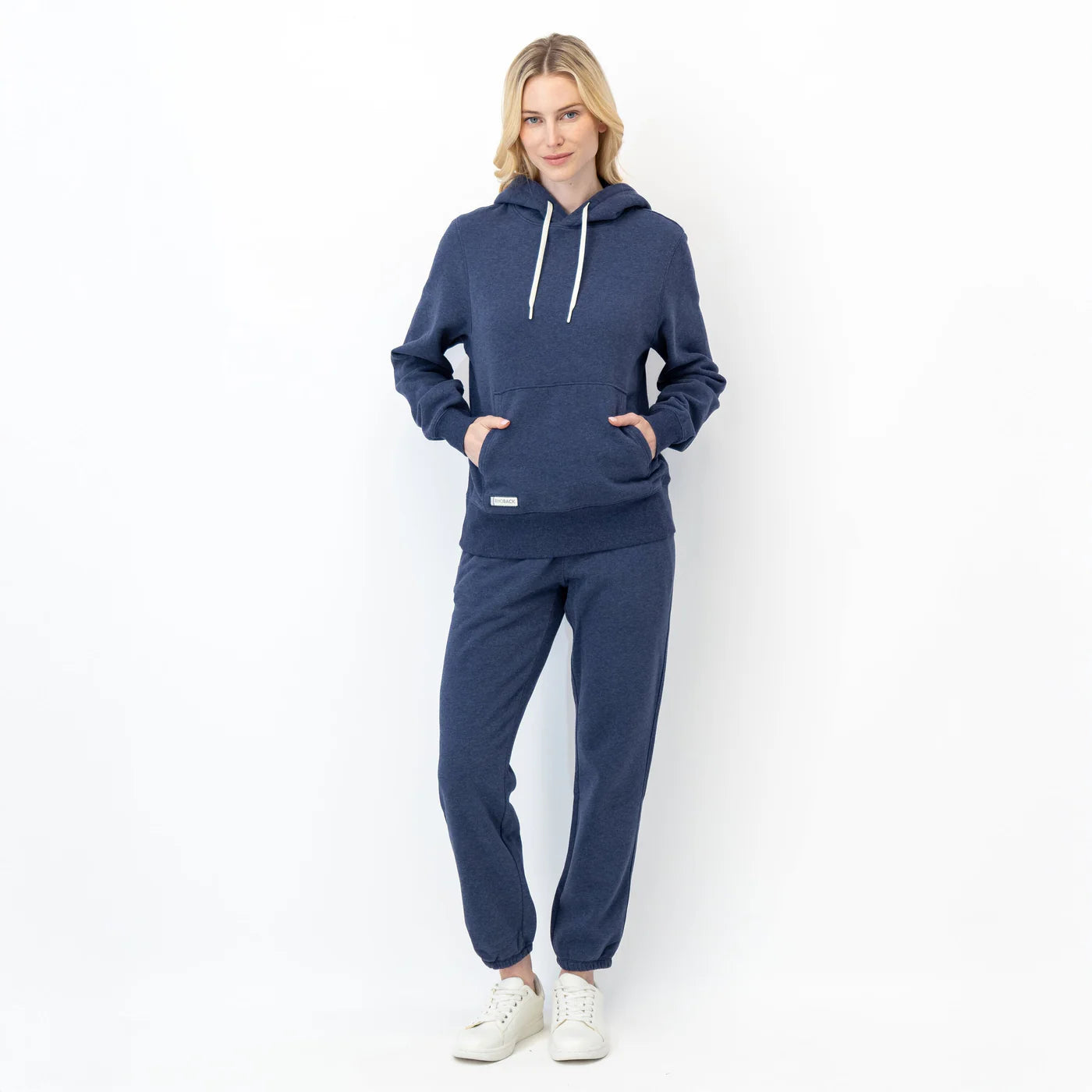 Ready Hoodie in Heather Fleet Navy