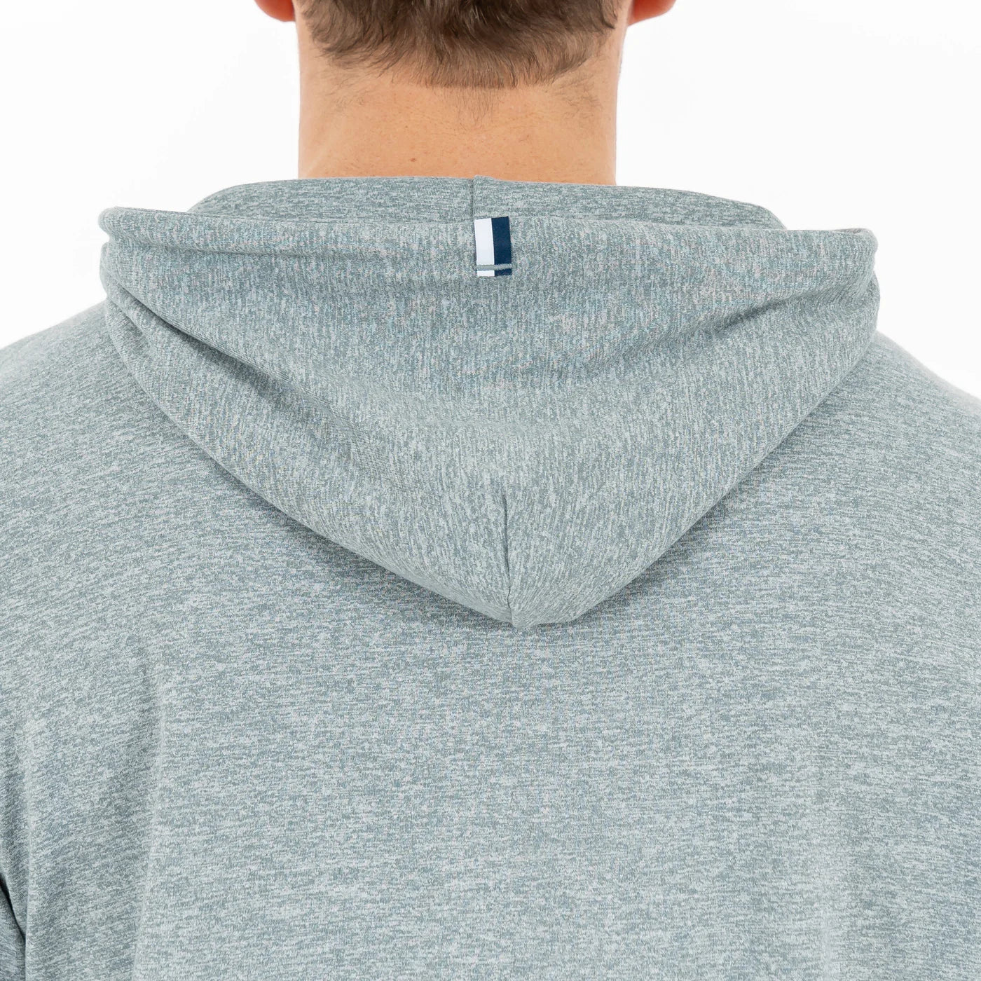 Hesi Performance Hoodie in Heather Jungle Green