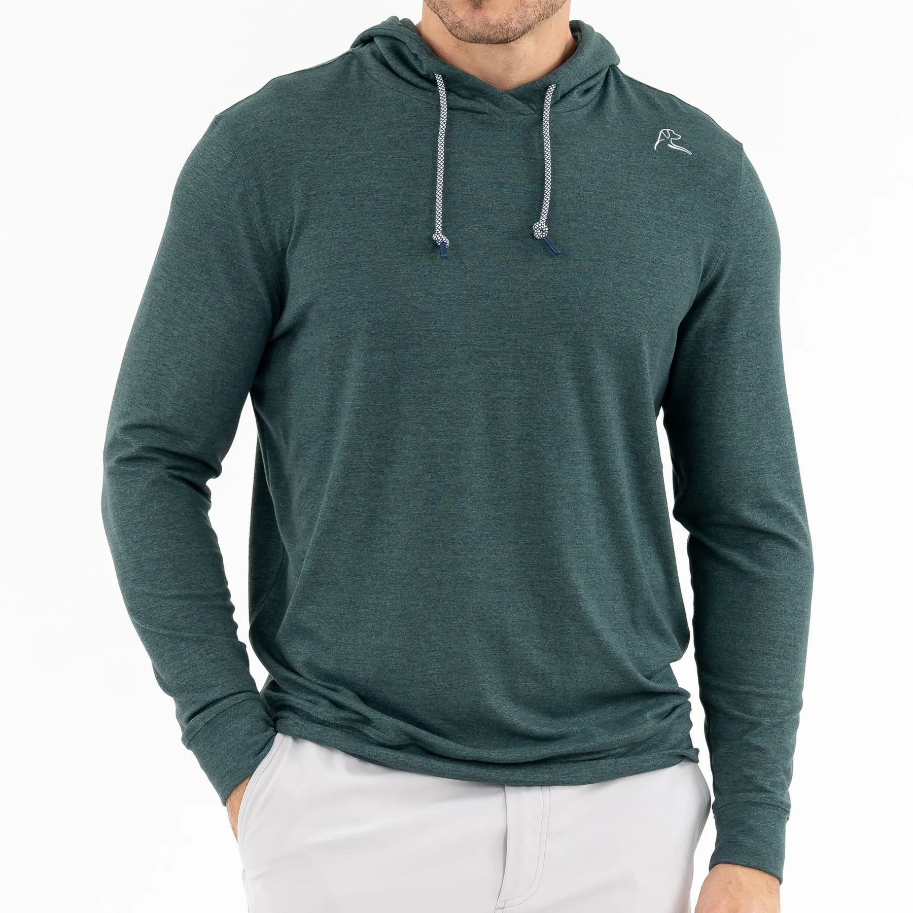 Hesi Performance Hoodie in Heather - Baseline Social