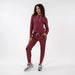 Rhoback Tempo Performance Joggers in Red Card Red/Merlot Heather at Baseline Social