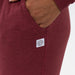 Rhoback Tempo Performance Joggers in Red Card Red/Merlot Heather at Baseline Social