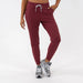Rhoback Tempo Performance Joggers in Red Card Red/Merlot Heather at Baseline Social