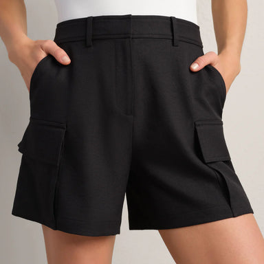 Horizon Cargo Short in Pure Black - Baseline Social