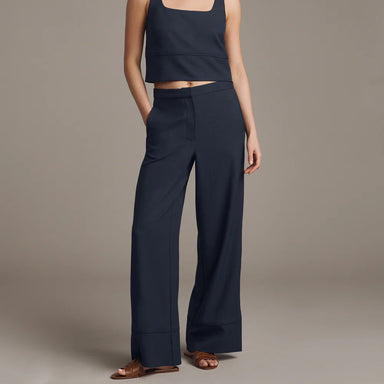 Horizon Trouser in Navy Blue - Baseline Social