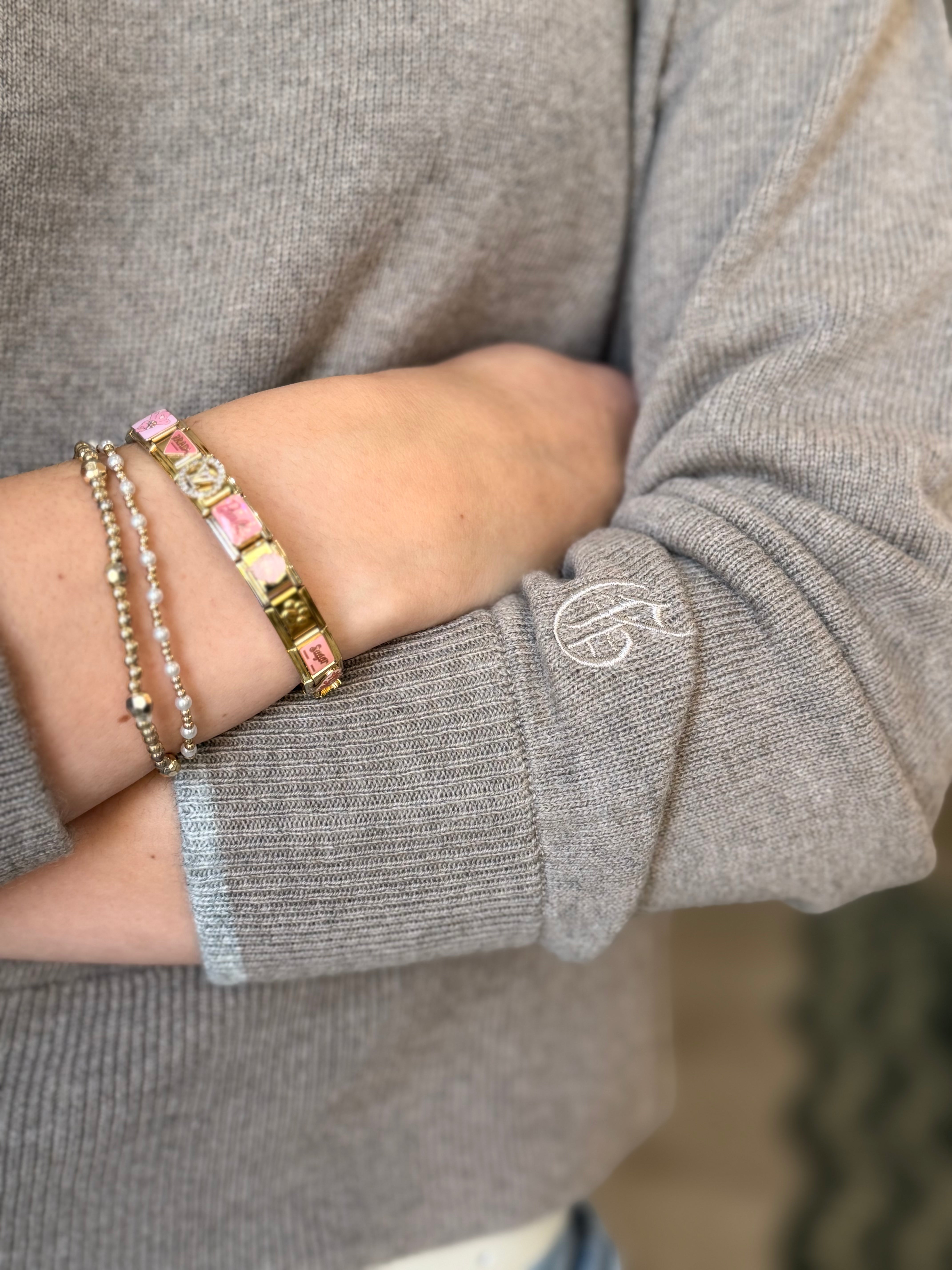 Koko Crew Sweater in Clay Heather