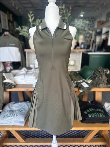 All Court Tennis Dress - Unlined in Grape Leaf - Baseline Social