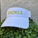 Baseline Social "Pickle" Visor in White and Lime