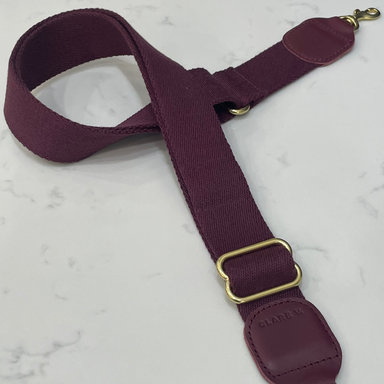 Adjustable Crossbody Strap in Cassis - Baseline Social
