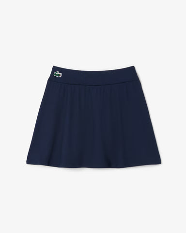 Lacoste Ultra Dry Sport Lined Skirt in Navy Blue at Baseline Social