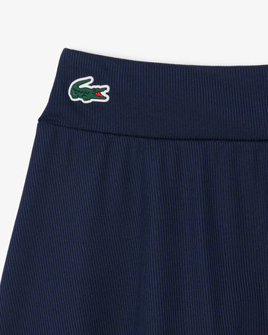 Lacoste Ultra Dry Sport Lined Skirt in Navy Blue at Baseline Social