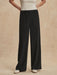 Varley Kayson 2.0 Wide Leg Pant 29.5" in Black at Baseline Social