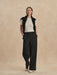 Varley Kayson 2.0 Wide Leg Pant 29.5" in Black at Baseline Social