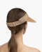 Eric Javits Kokomo Straw Visor in Natural at Baseline Social
