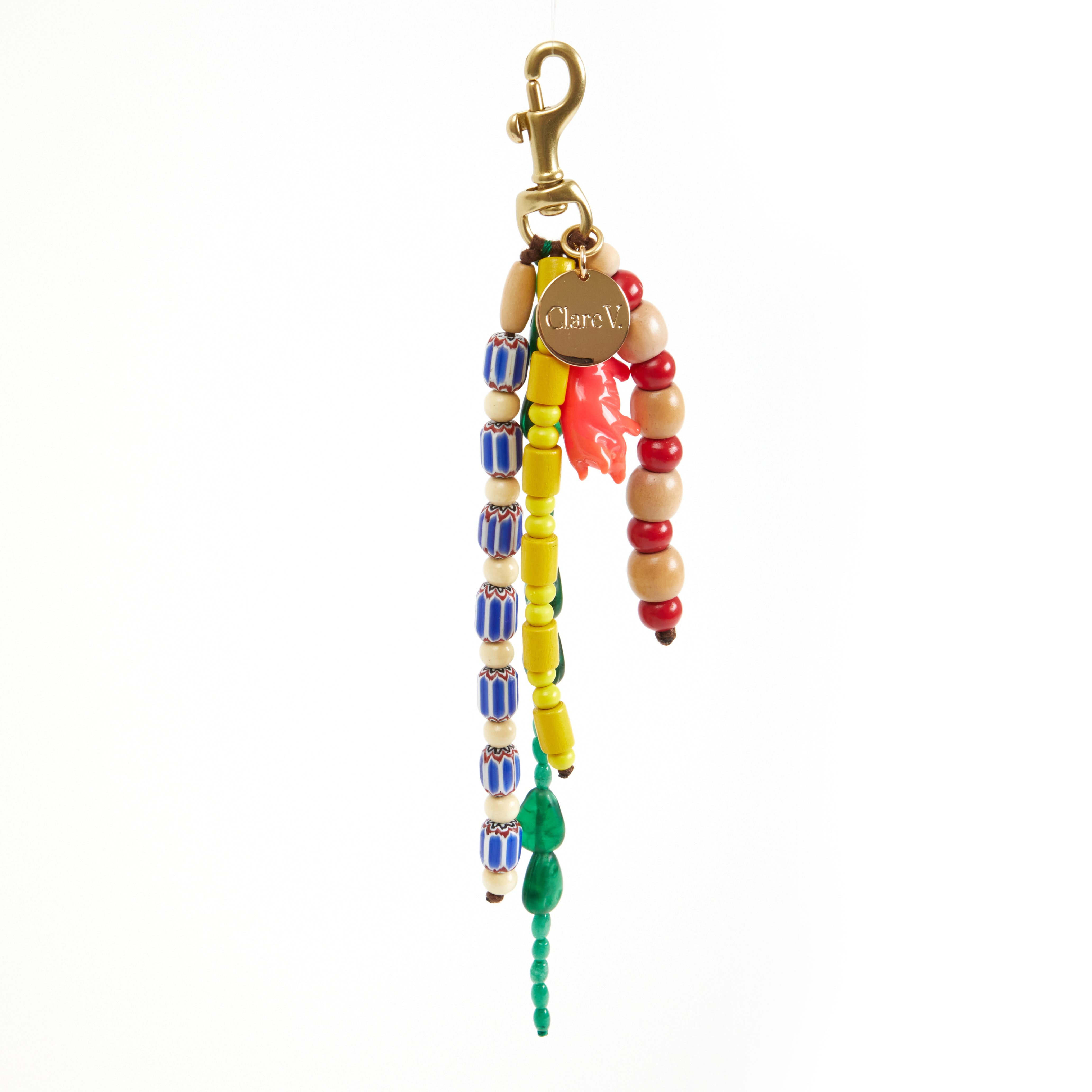 Clare V. Le Long Beaded Tassel in Multi Color at Baseline Social