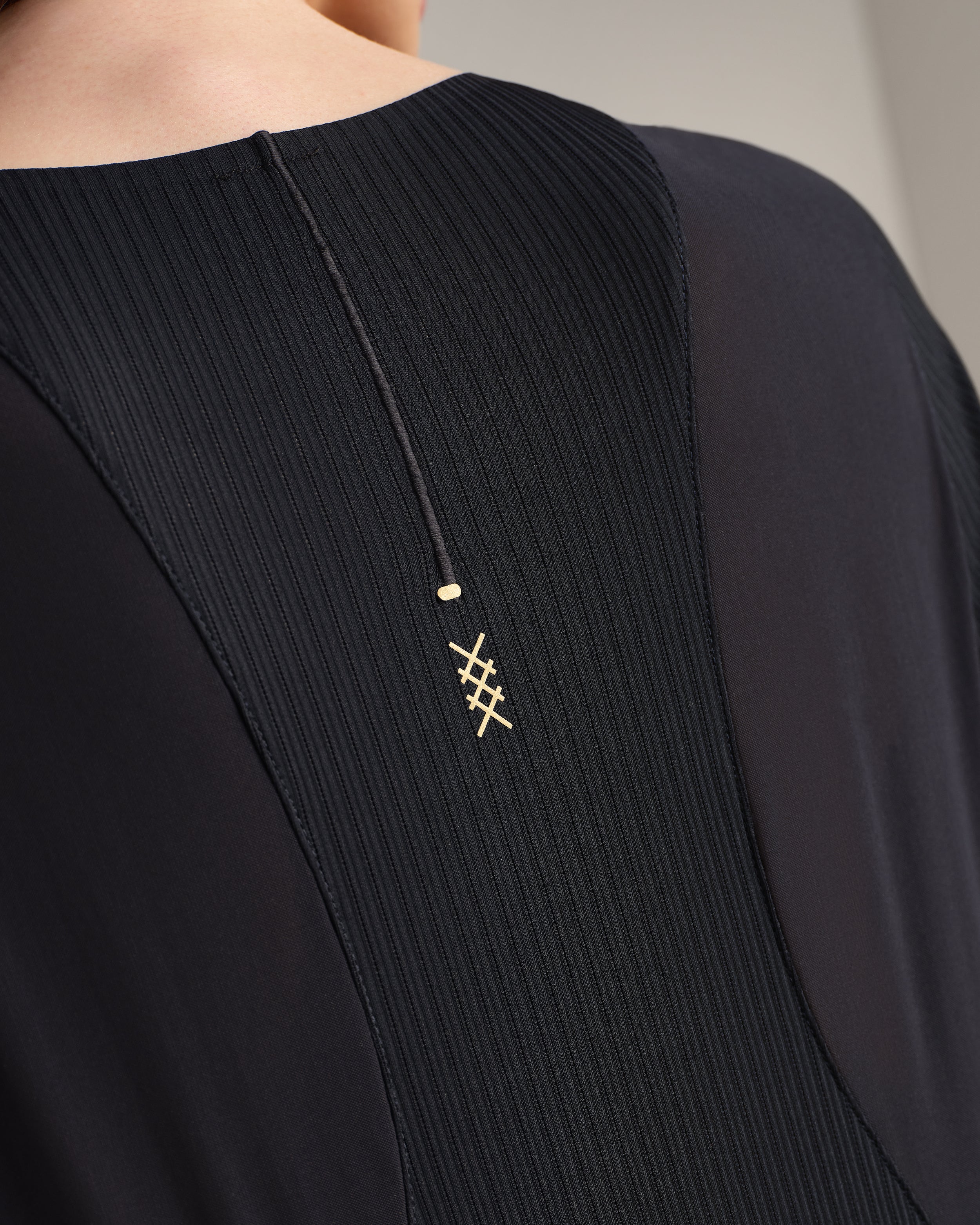 Rhone Lightspeed Long Sleeve in Pure Black at Baseline Social