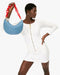 Clare V. Shortie Strap in Bright Poppy Matte Resin at Baseline Social