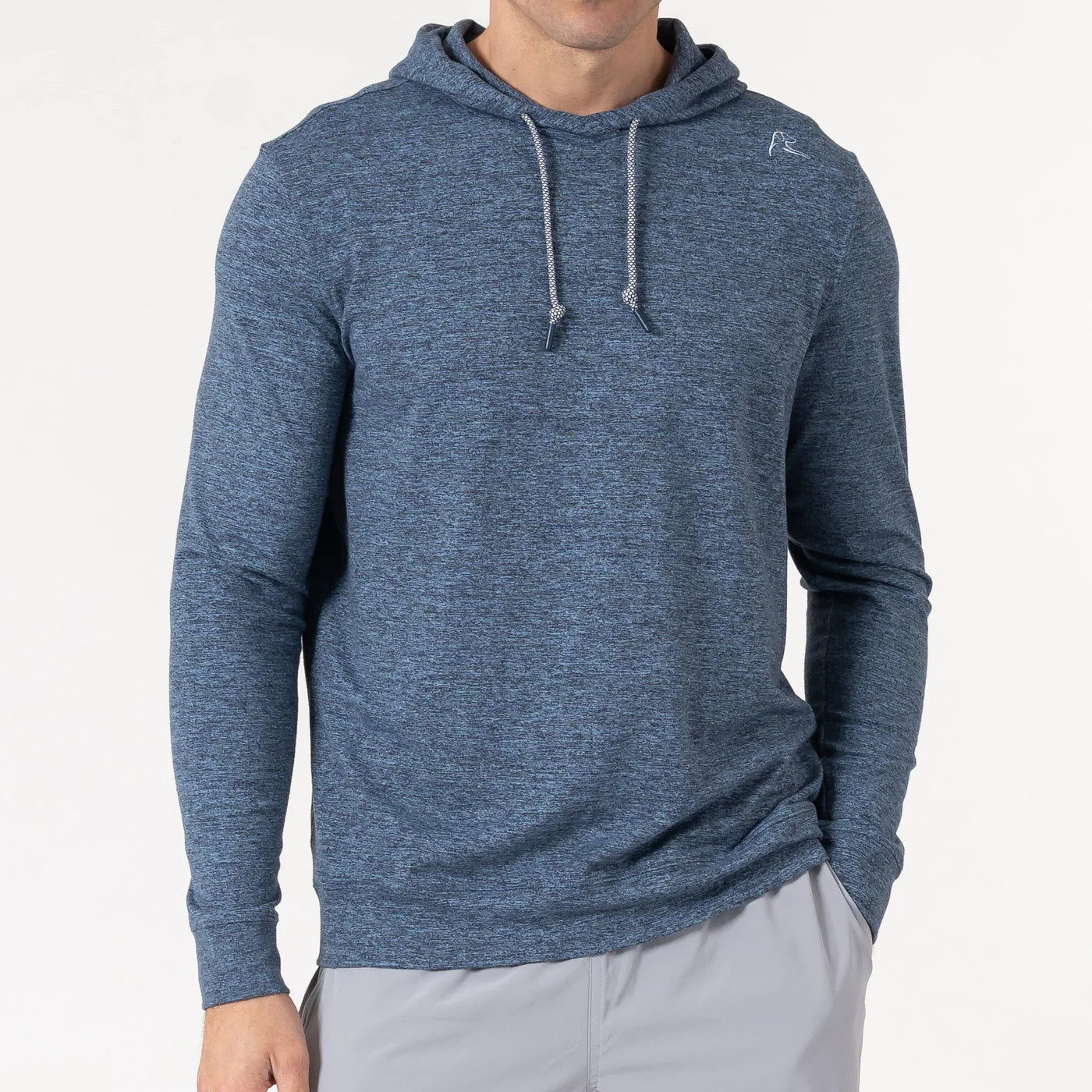 Hesi Performance Hoodie in Heather Zone Blue