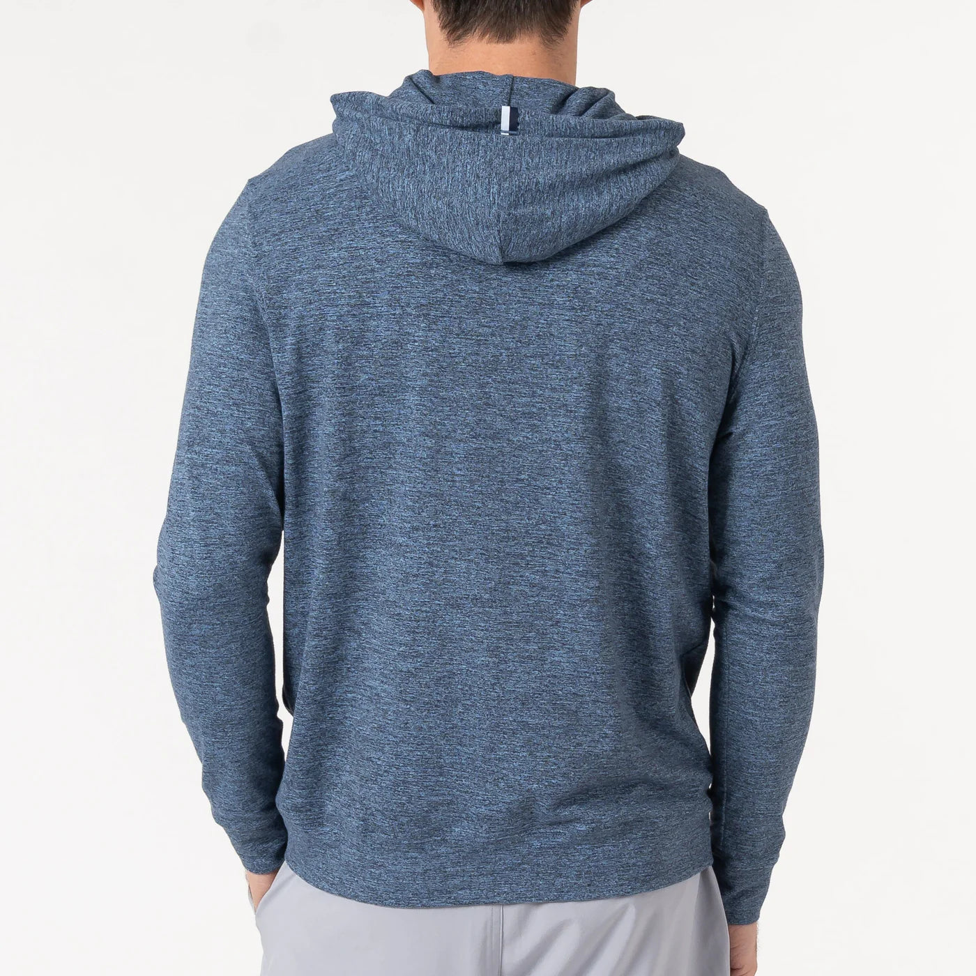 Hesi Performance Hoodie in Heather Zone Blue