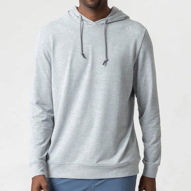 Hesi Performance Hoodie in Heather Stainless Steel - Baseline Social