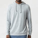 Hesi Performance Hoodie in Heather Stainless Steel - Baseline Social