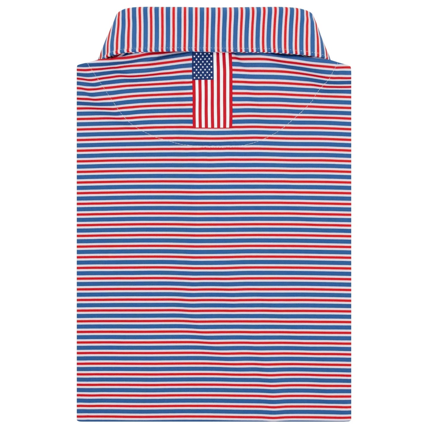 Steward Stripe Performance Polo in USA - Baseline Social
