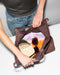 MZ Wallace Large Crochet Georgica Tote in Brown at Baseline Social