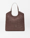 MZ Wallace Large Crochet Georgica Tote in Brown at Baseline Social