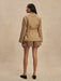 Varley Maddox Short Trench in Light Tan at Baseline Social