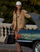 Varley Maddox Short Trench in Light Tan at Baseline Social